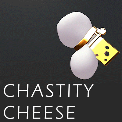 Cheese Wedge Chastity Cage