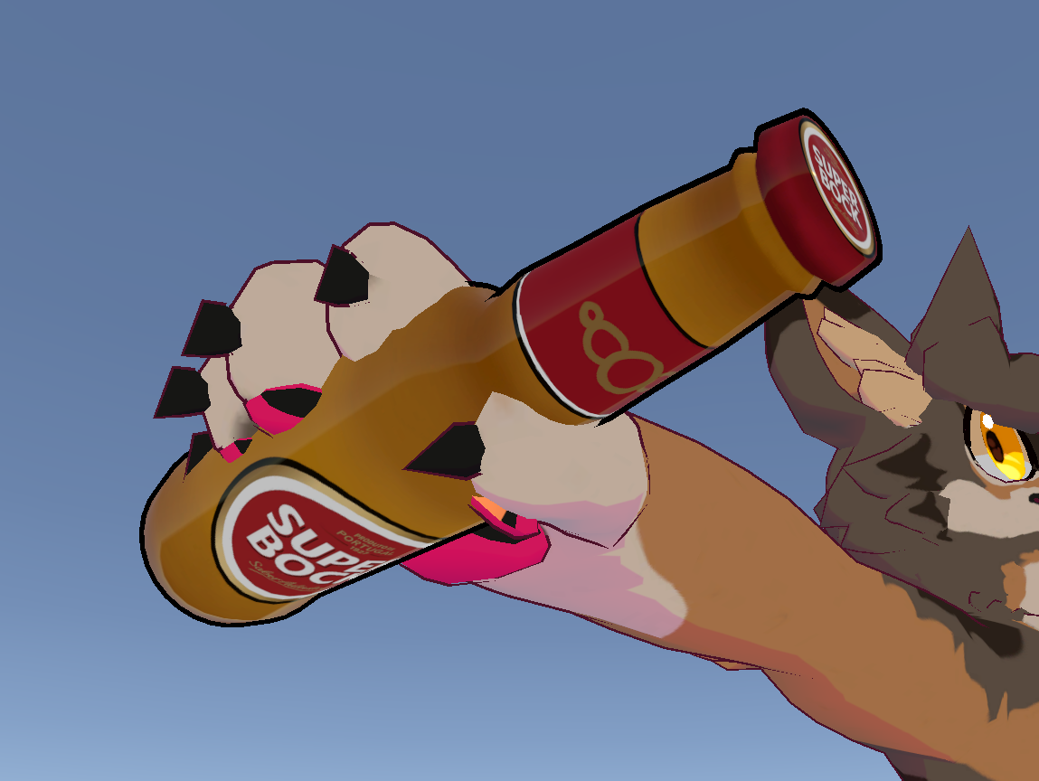 free SUPER BOCK portuguese beer/cerveja prop!