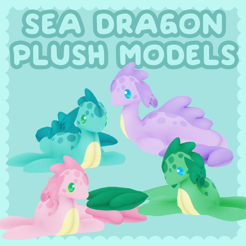 Sea Dragon Plush Models
