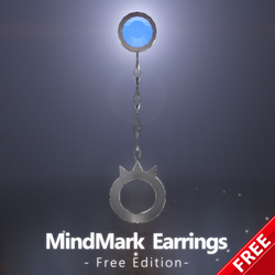 [FREE] Mind Mark Earrings V1.3 | VRChat Accessory [MA Ready]