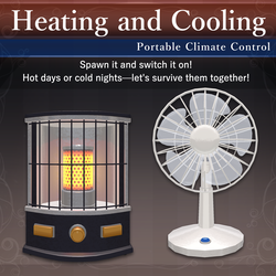 [FREE] Heating and Cooling V1.1 | VRChat Interaction Prop [MA Ready]