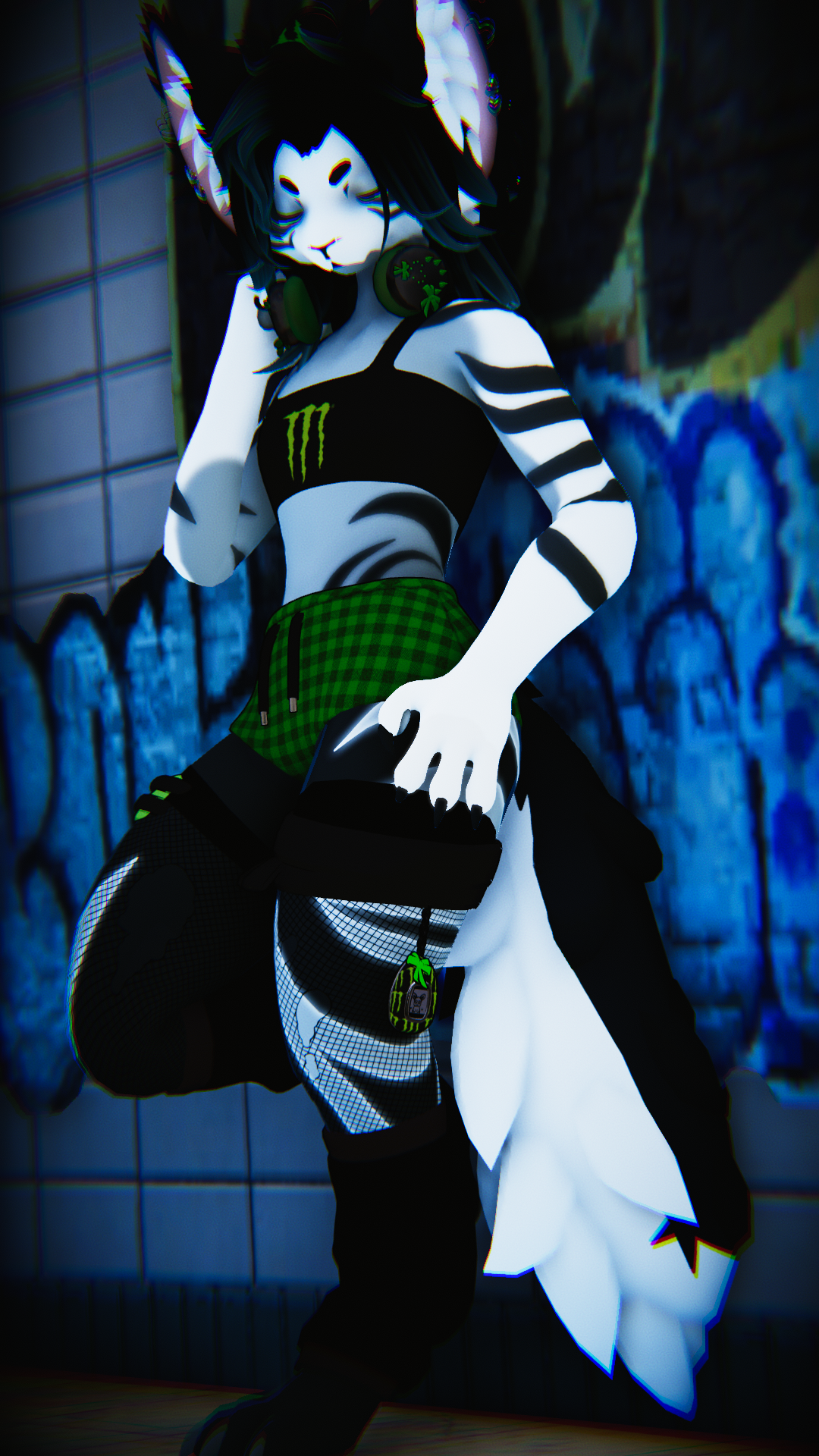 Bunny Gamer Outfit ( for Novabeast )
