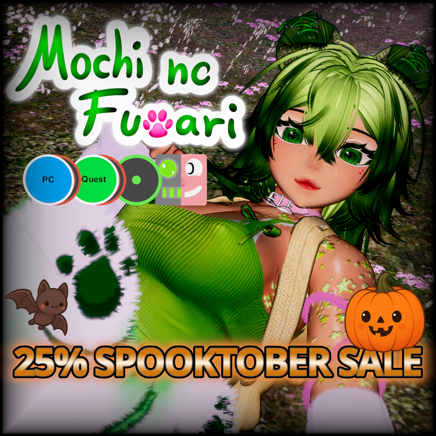 [🎃25% SPOOKTOBER SALE🎃] ☁️ Mochi no Fuwari (PC/Quest/Opti) | Face Tracking | GoLoco | Wholesome SPS | Marshmallow ☁️