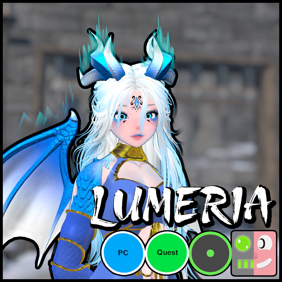 🐲 Lumeria (PC/Quest/Opti) | Face Tracking | GoLoco | Wholesome SPS ❄️