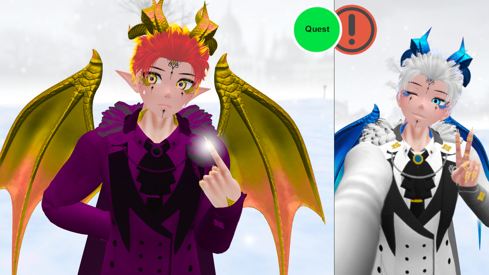 🐲 Lumeria & Regnas Bundle (PC/Quest/Opti) | Face Tracking | GoLoco | Wholesome SPS ❄️