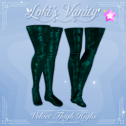 ˗ˏˋ ꒰ " Velvet Thigh Highs - NITRO " ꒱ ˎˊ˗
