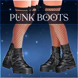 ˗ˏˋ ꒰ " Punk Boots " ꒱ ˎˊ˗