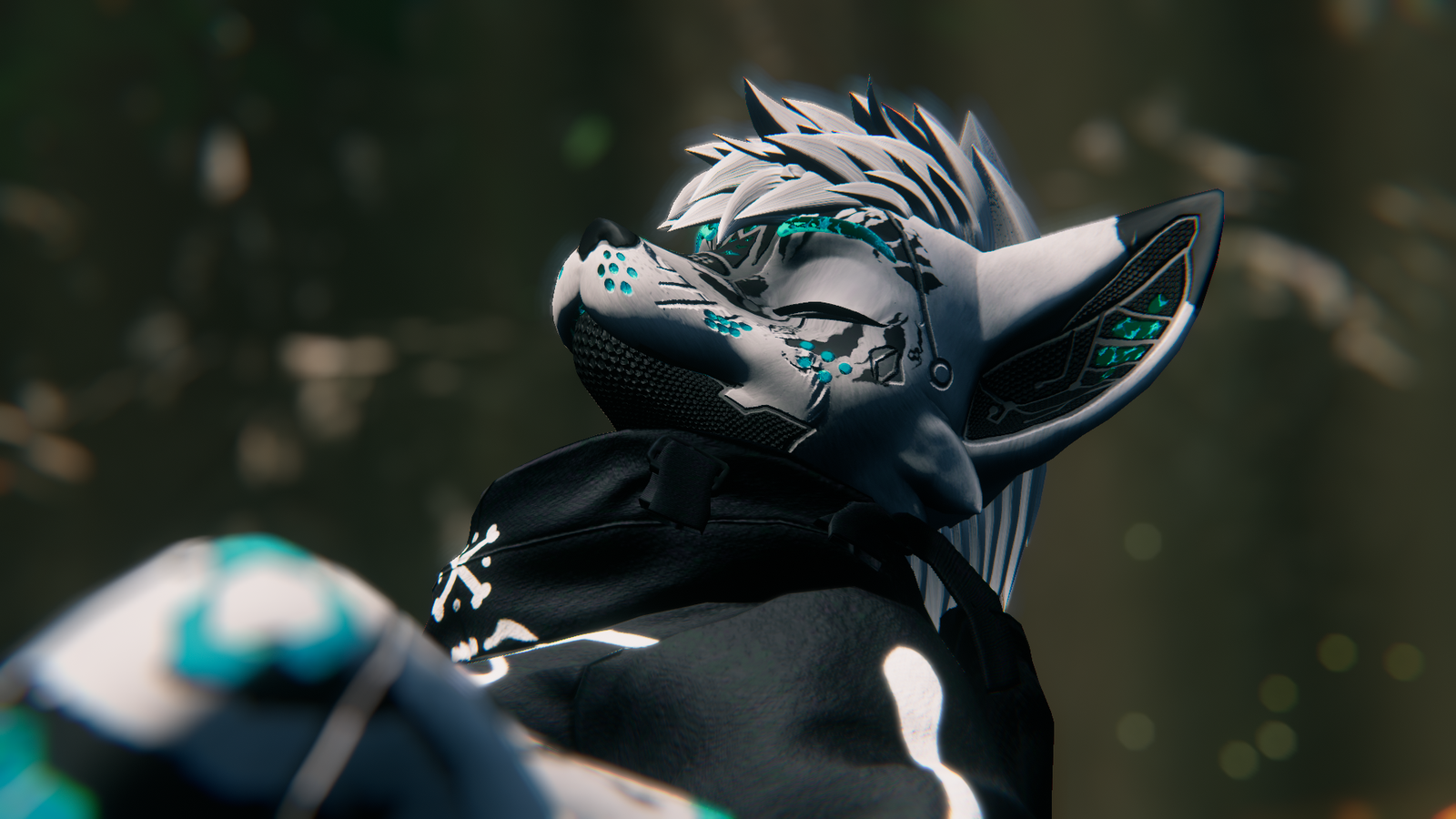 Furry universal hair - punk hair