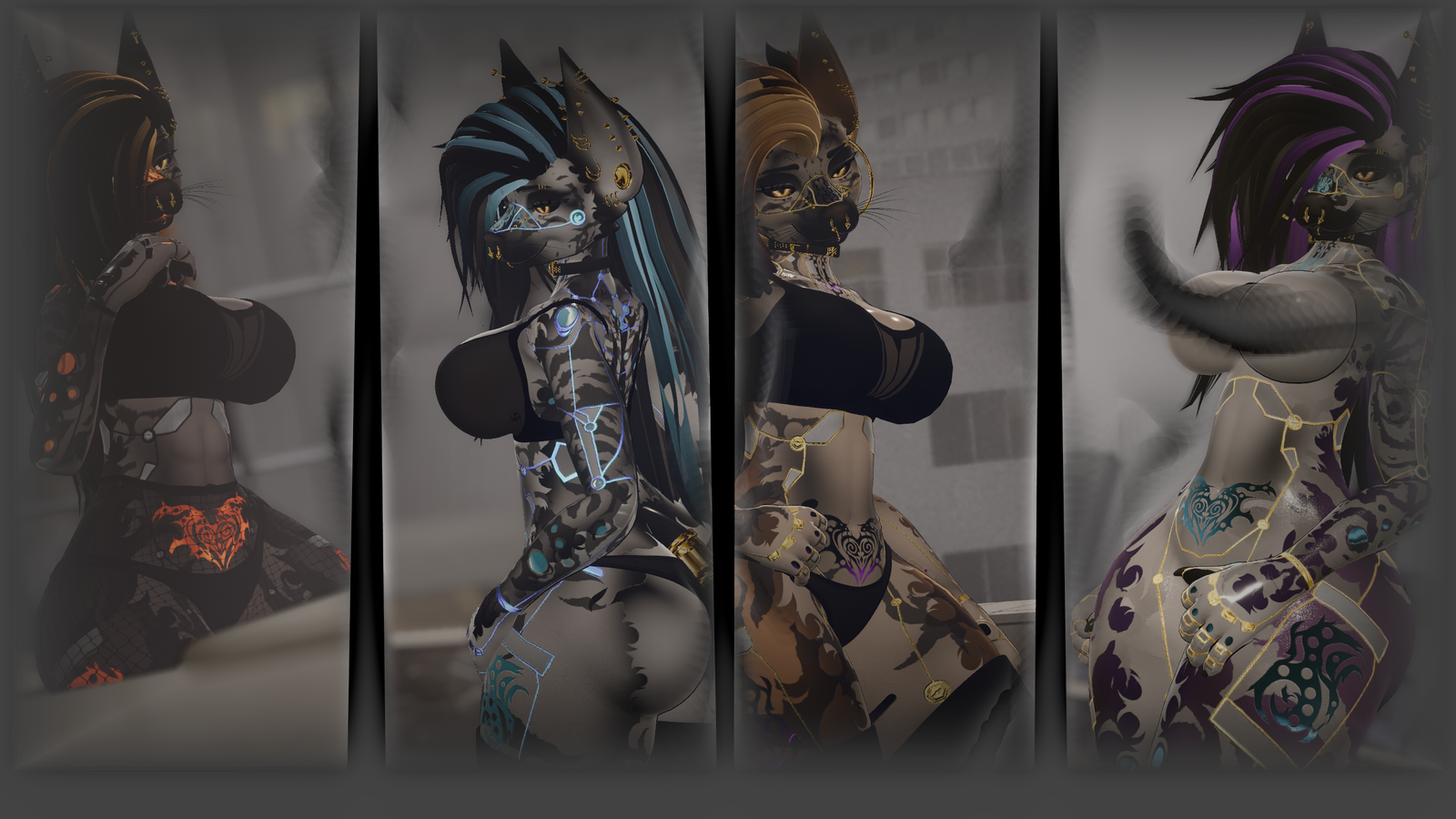 Puppet-Punk Hyenid Texture pack
