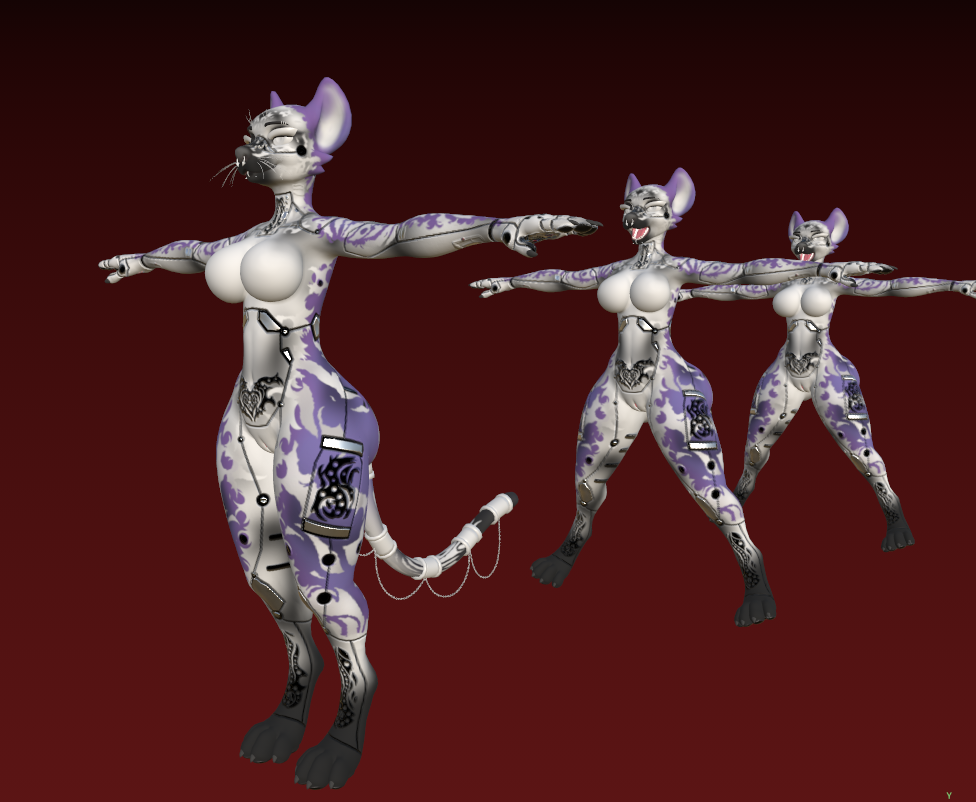 Puppet-Punk Hyenid Texture pack