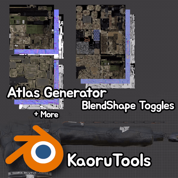 Kaoru's Blender Tools | Atlas Generator | Toggle BlendShapes + More