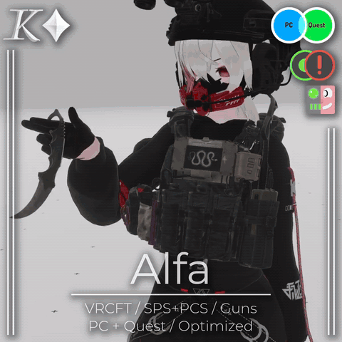 Alfa ⧸ PC+Quest ⧸ VRCFT ⧸ SPS