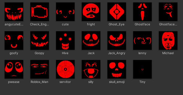 Pumpkinomatic Free Variety Faces