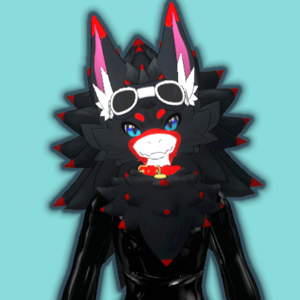 Latex Suit for Nova Beast — VRChat Ready