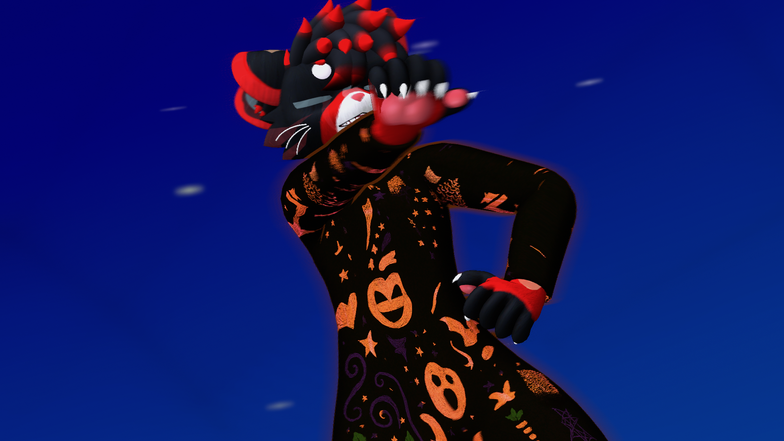 Mayu Cat Halloween Bodysuit