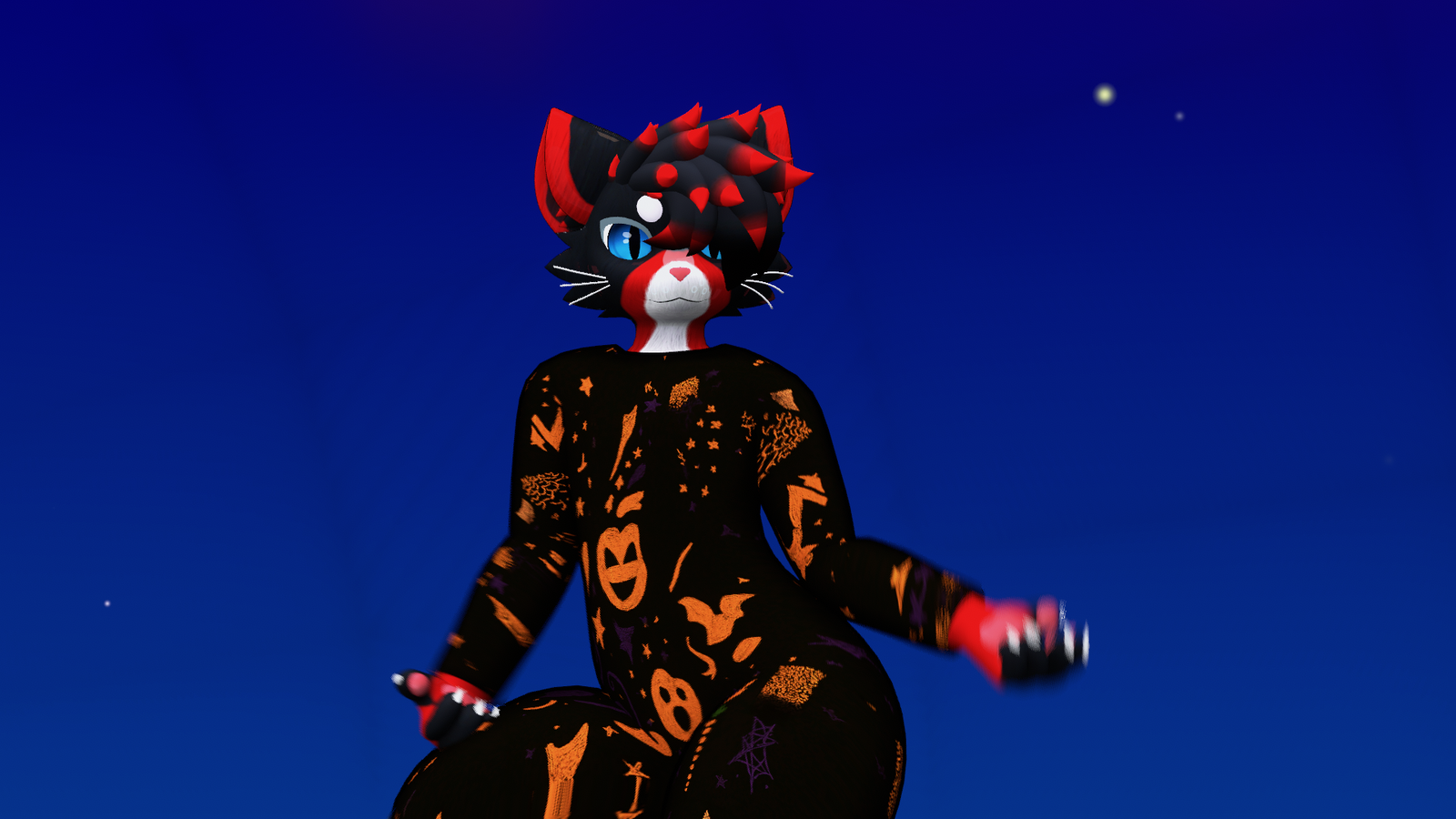 Mayu Cat Halloween Bodysuit