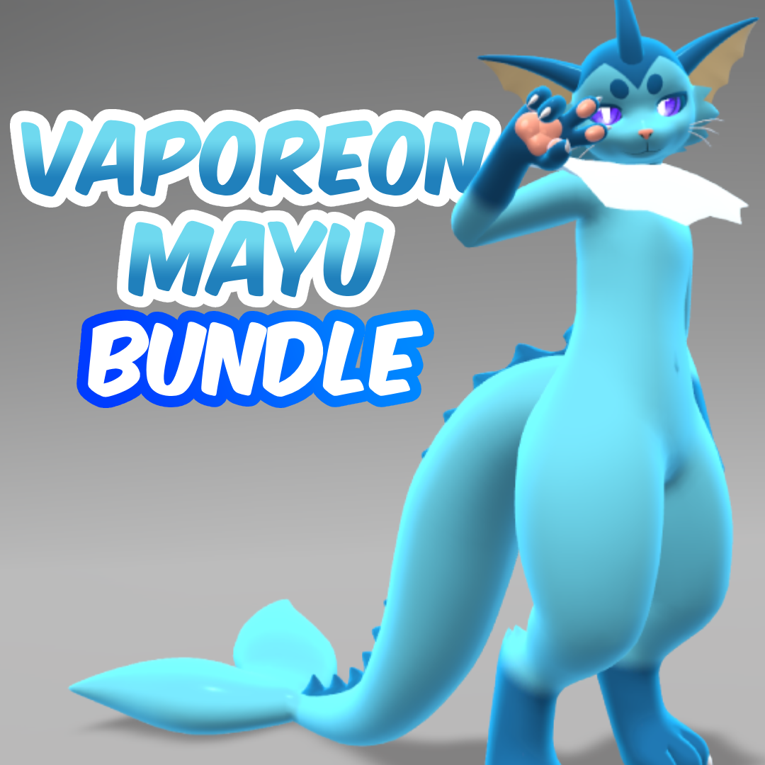 Vaporeon Mayu Bundle [ VRChat ]