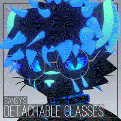 Sansy's Detachable Glasses [ VRChat ]