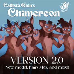 Chimereon VRChat Avatar V2! (FT)