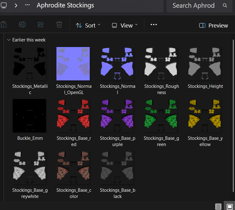 Aphrodite Textures