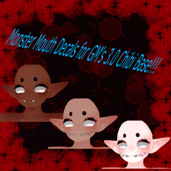 Monster Mouth Decals for GM's 3.0 Base!