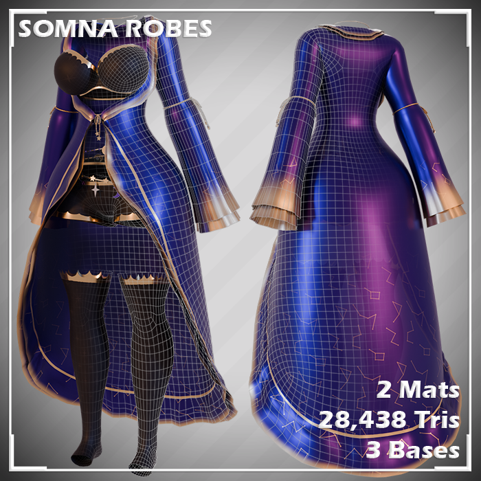 Somna Robes - Deira Neo, Novabeast, Baphie