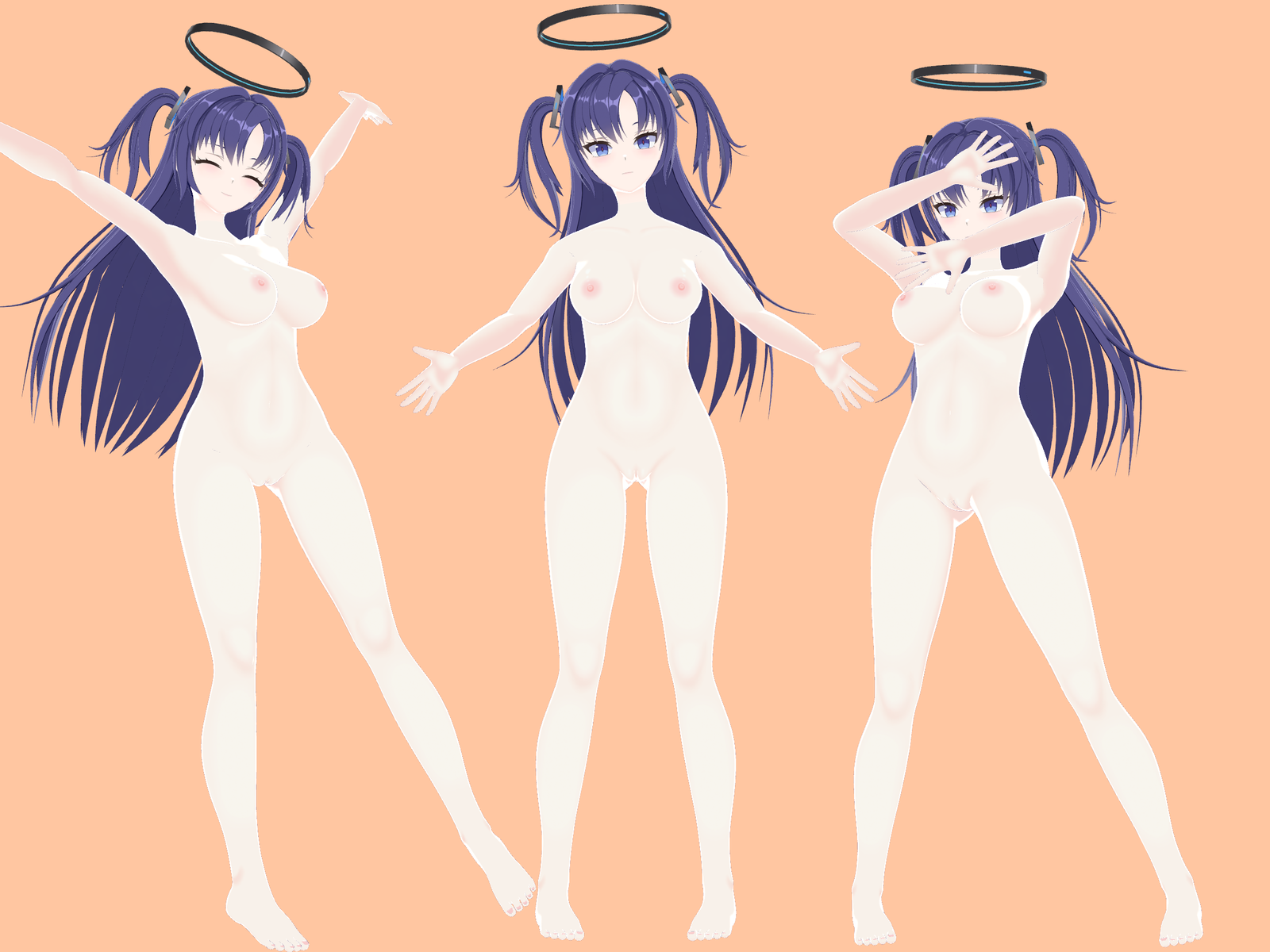 Hayase Yuuka - Blue Archive NSFW Avatar +Gym Outfit