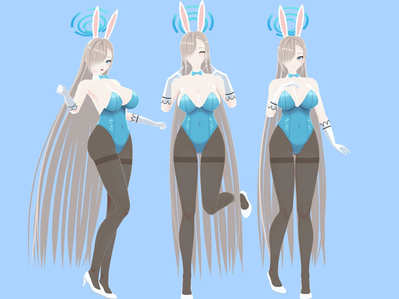 Ichinose Asuna - Blue Archive NSFW VRChat 3D Avatar