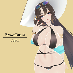 Dalvi - BrownDust2 NSFW VRChat 3D Avatar