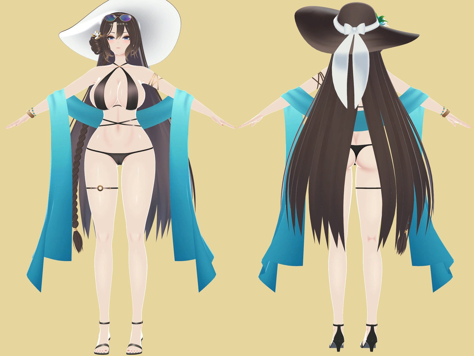 Dalvi - BrownDust2 NSFW VRChat 3D Avatar