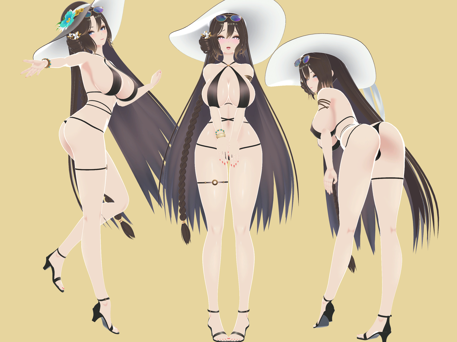 Dalvi - BrownDust2 NSFW VRChat 3D Avatar