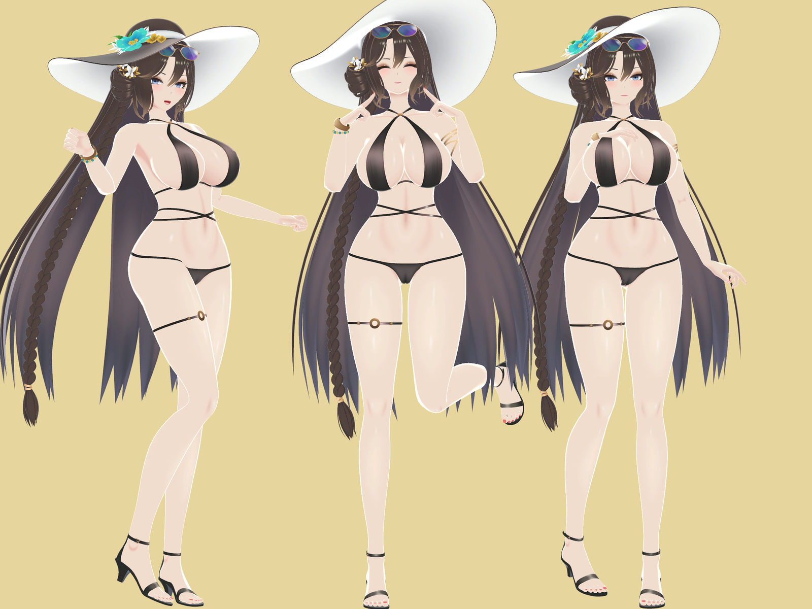 Dalvi - BrownDust2 NSFW VRChat 3D Avatar
