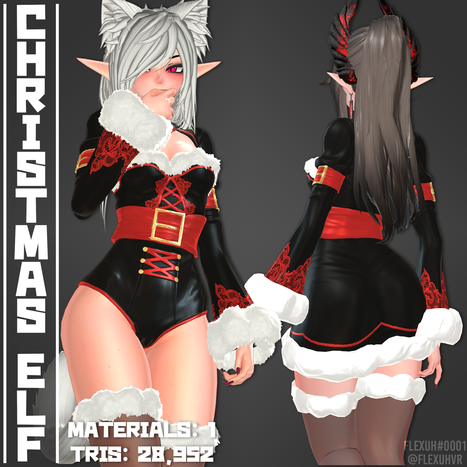 [Multi Base]  Christmas Elf Outfit