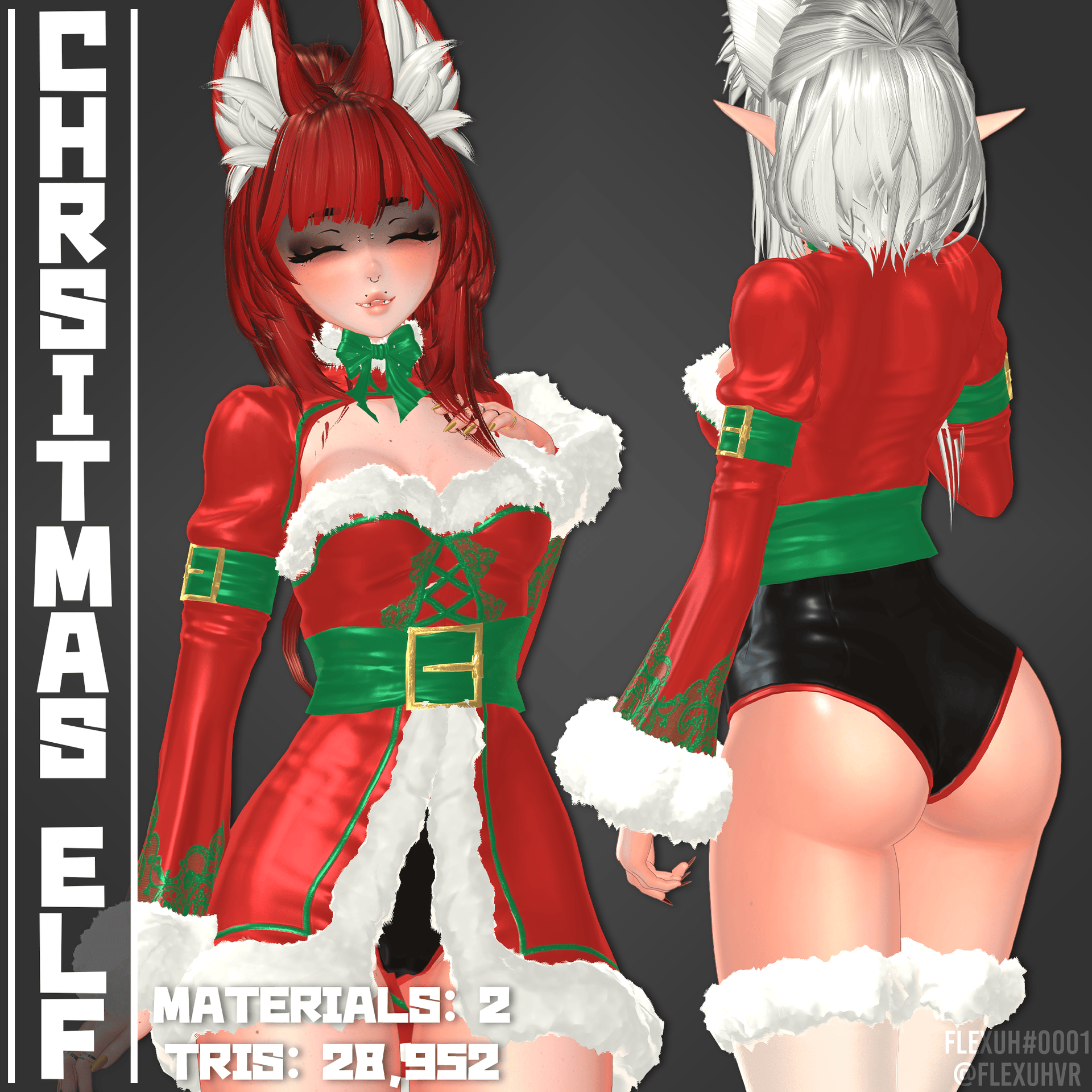 [Multi Base]  Christmas Elf Outfit