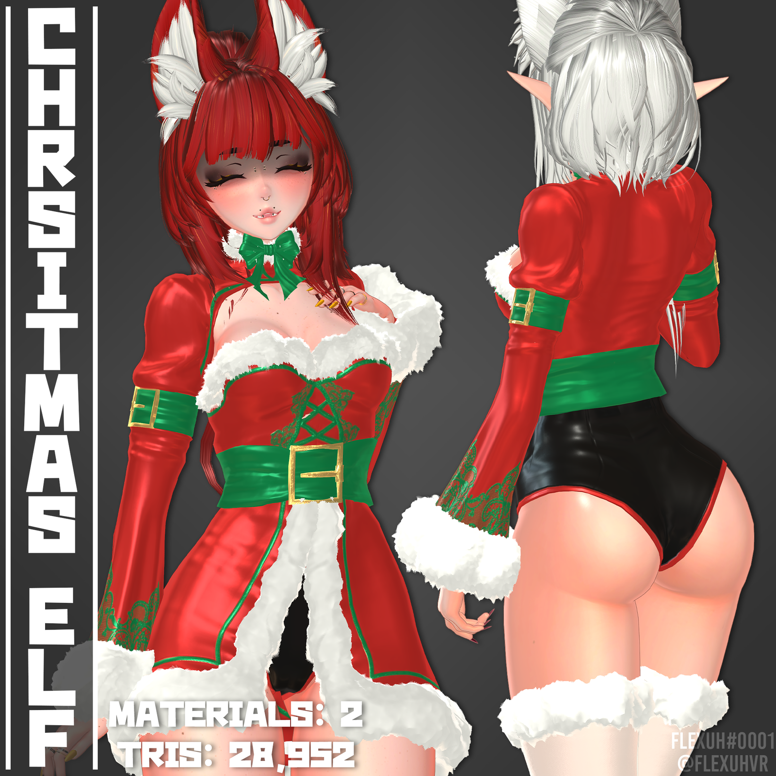 [Multi Base]  Christmas Elf Outfit