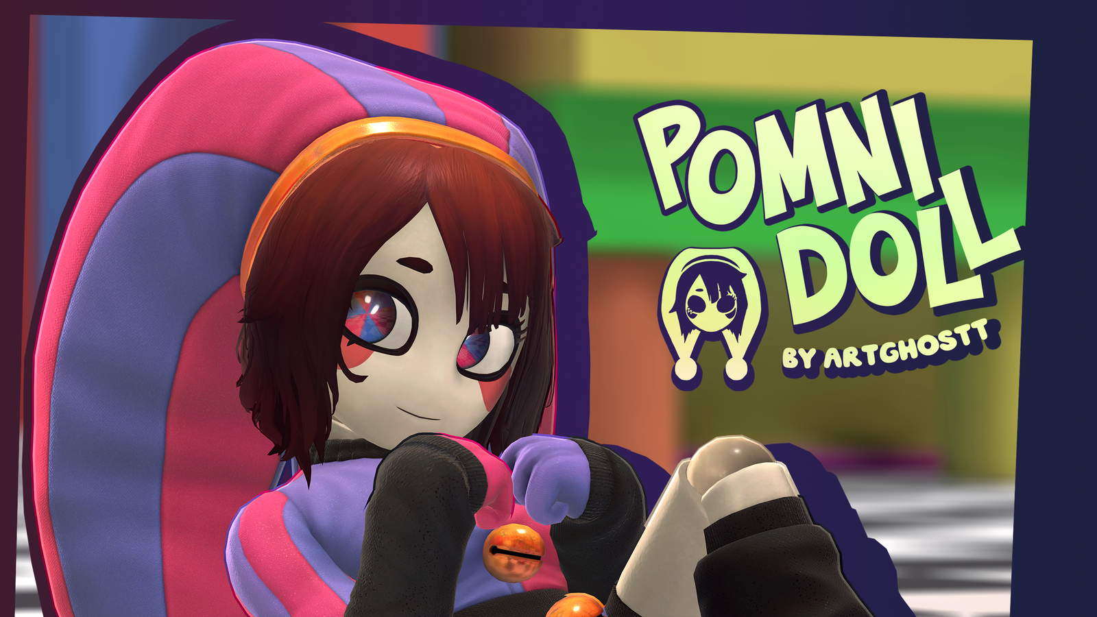 Pomni Doll (TADC-inspired VRChat Avatar)