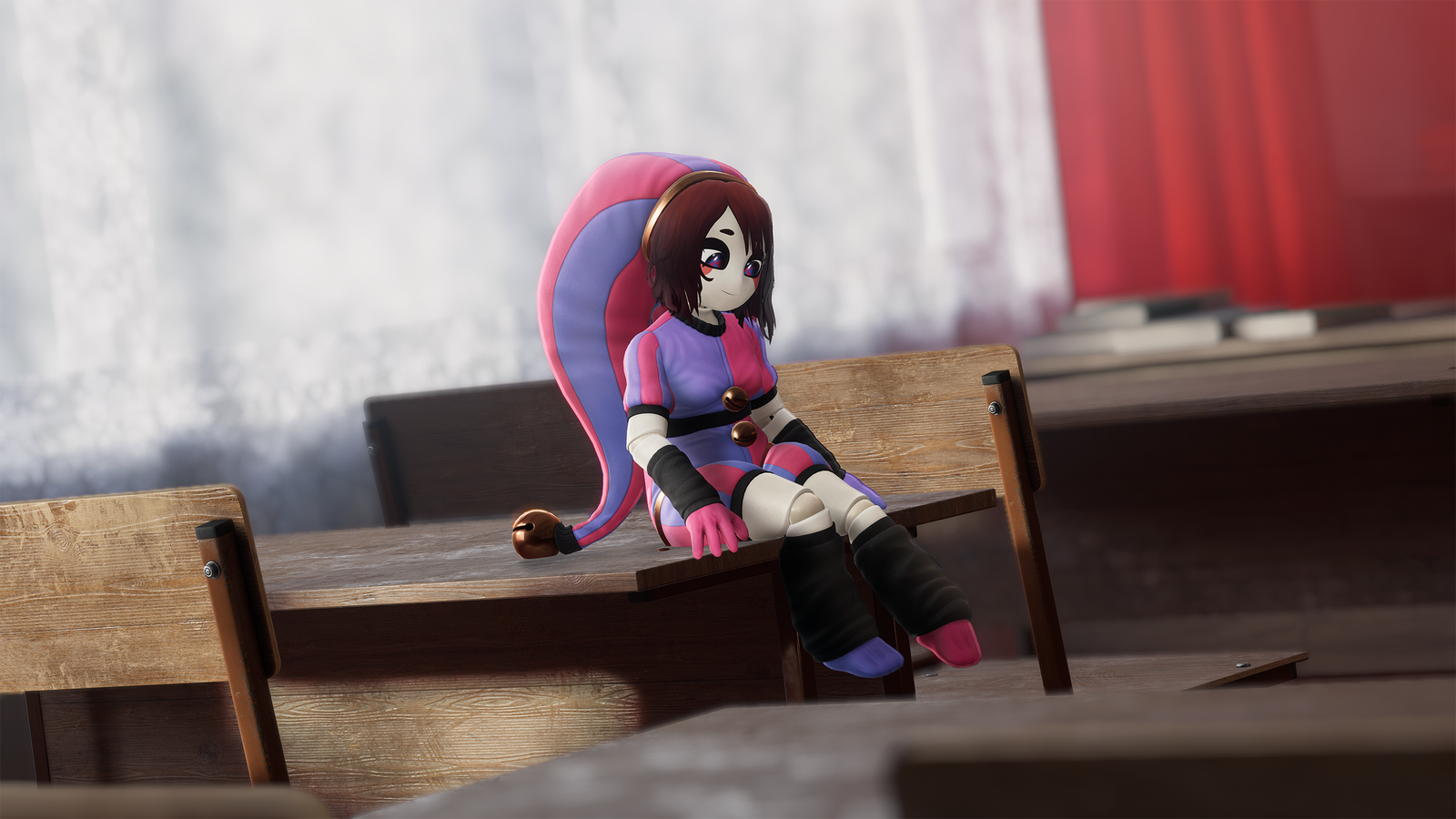 Pomni Doll (TADC-inspired VRChat Avatar)