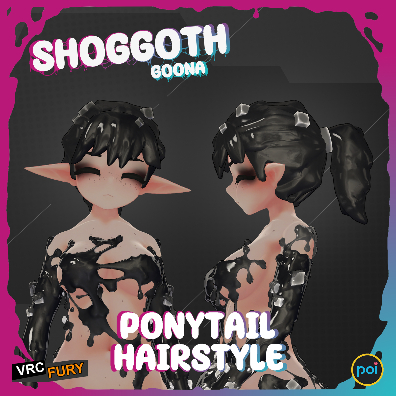 Shoggoth - Ponytail Hairstyle