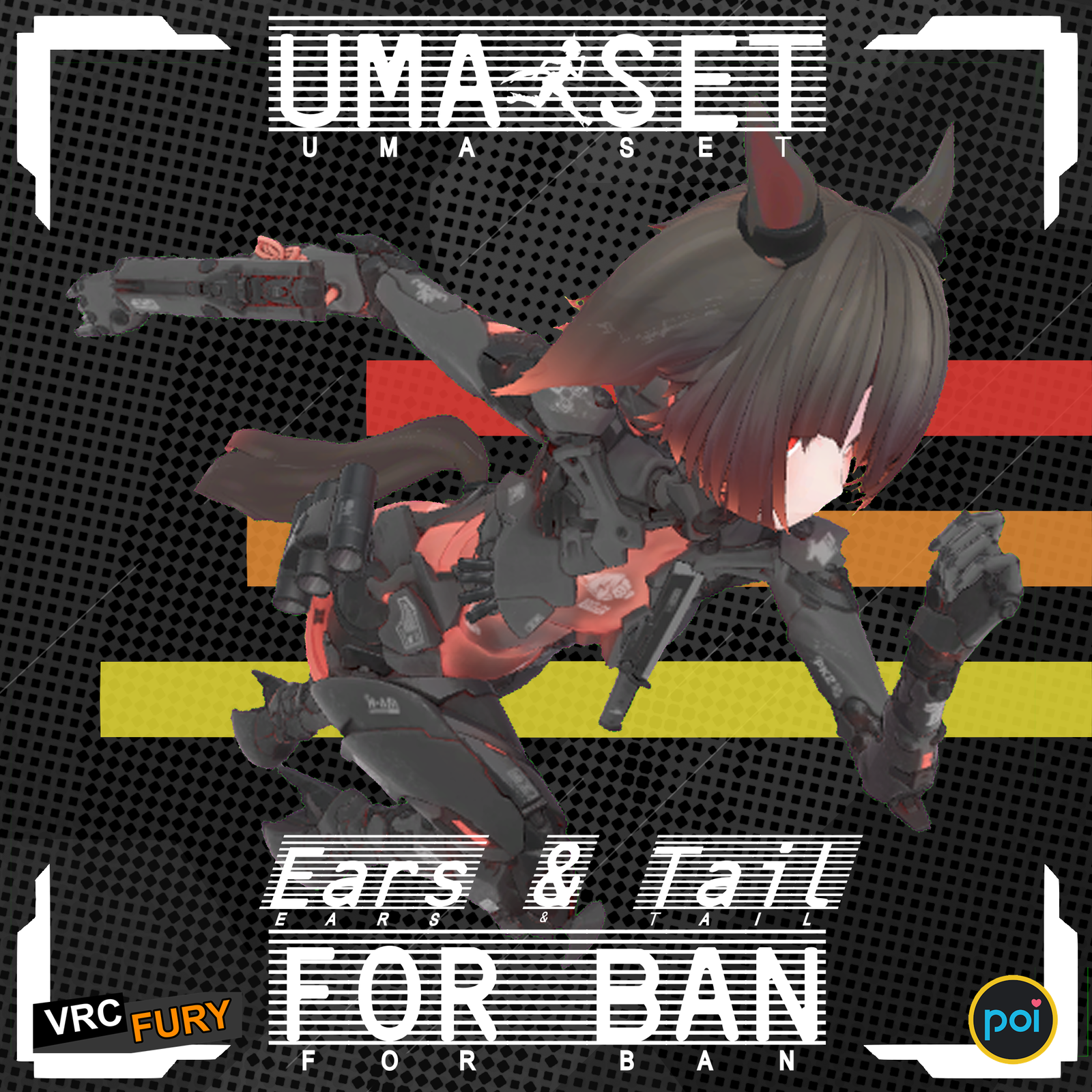BAN - Uma Set  (Horse Ears & Tail)