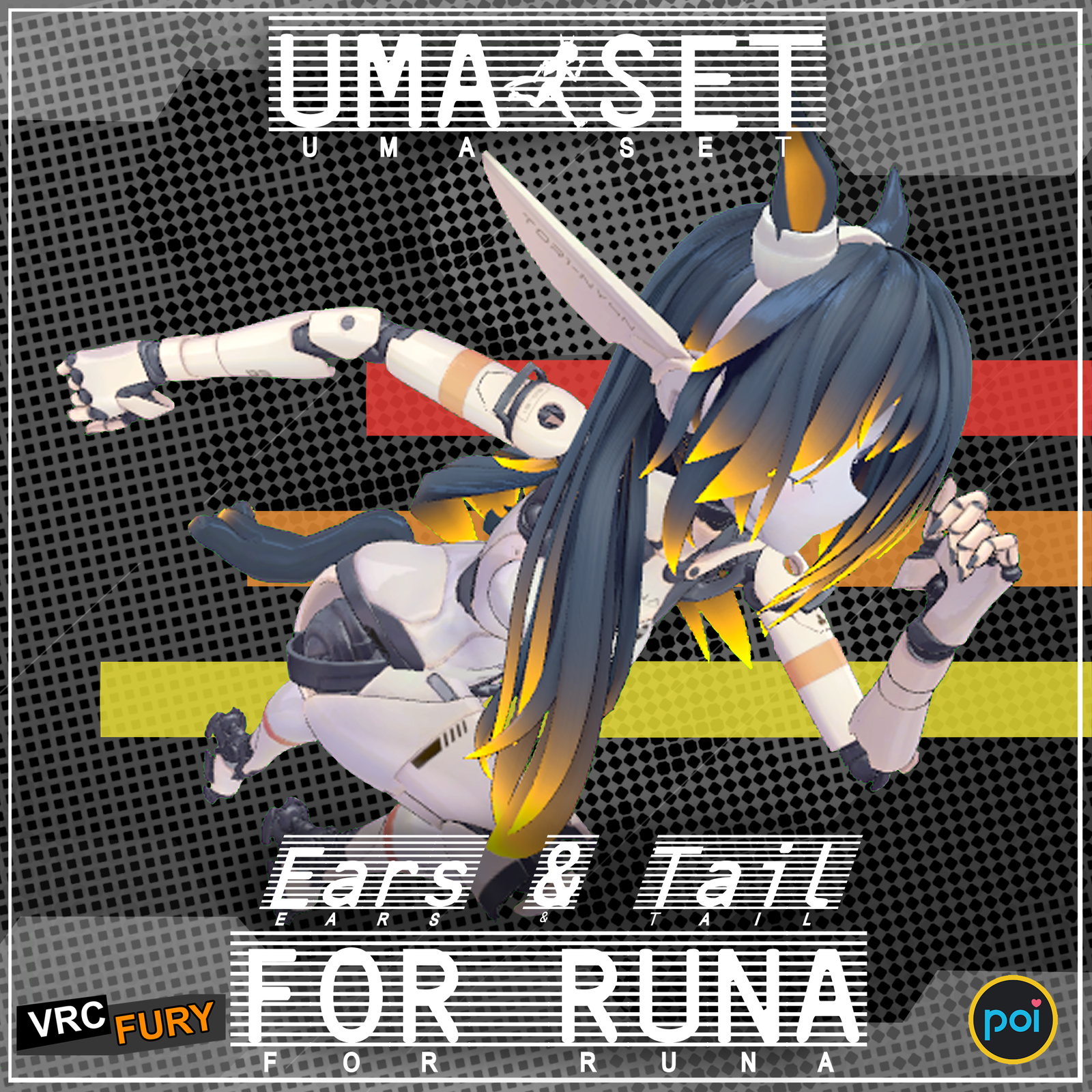 RUNA - Uma Set (Horse Ears & Tail)