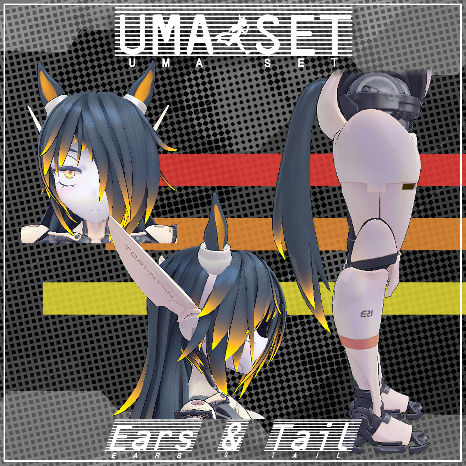 RUNA - Uma Set (Horse Ears & Tail)