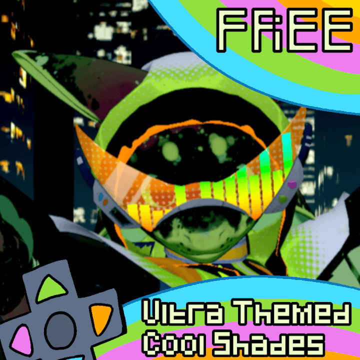 (Free!) Furality Ultra themed Cool Shades (fits most avatars)