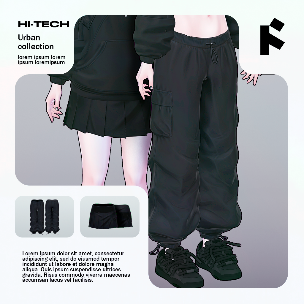 ⛓️HI-TECH URBAN COLLECTION⛓️【17 avatars】
