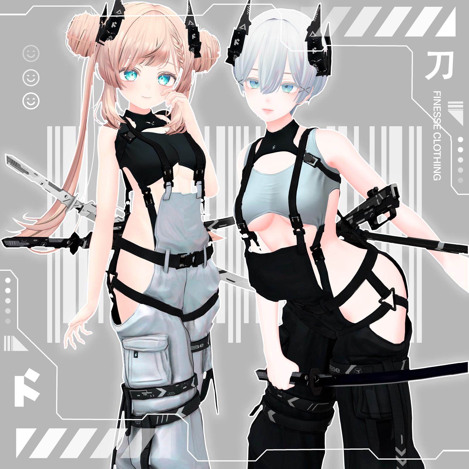 ⛩️HI-TECH KATANA COLLECTION⛩️【16 avatars 】