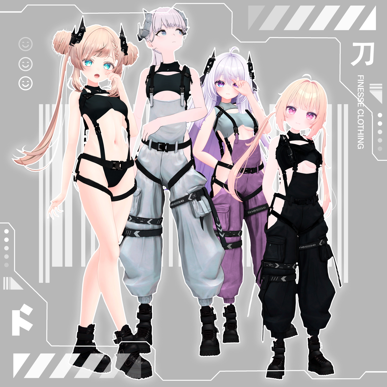 ⛩️HI-TECH KATANA COLLECTION⛩️【16 avatars 】