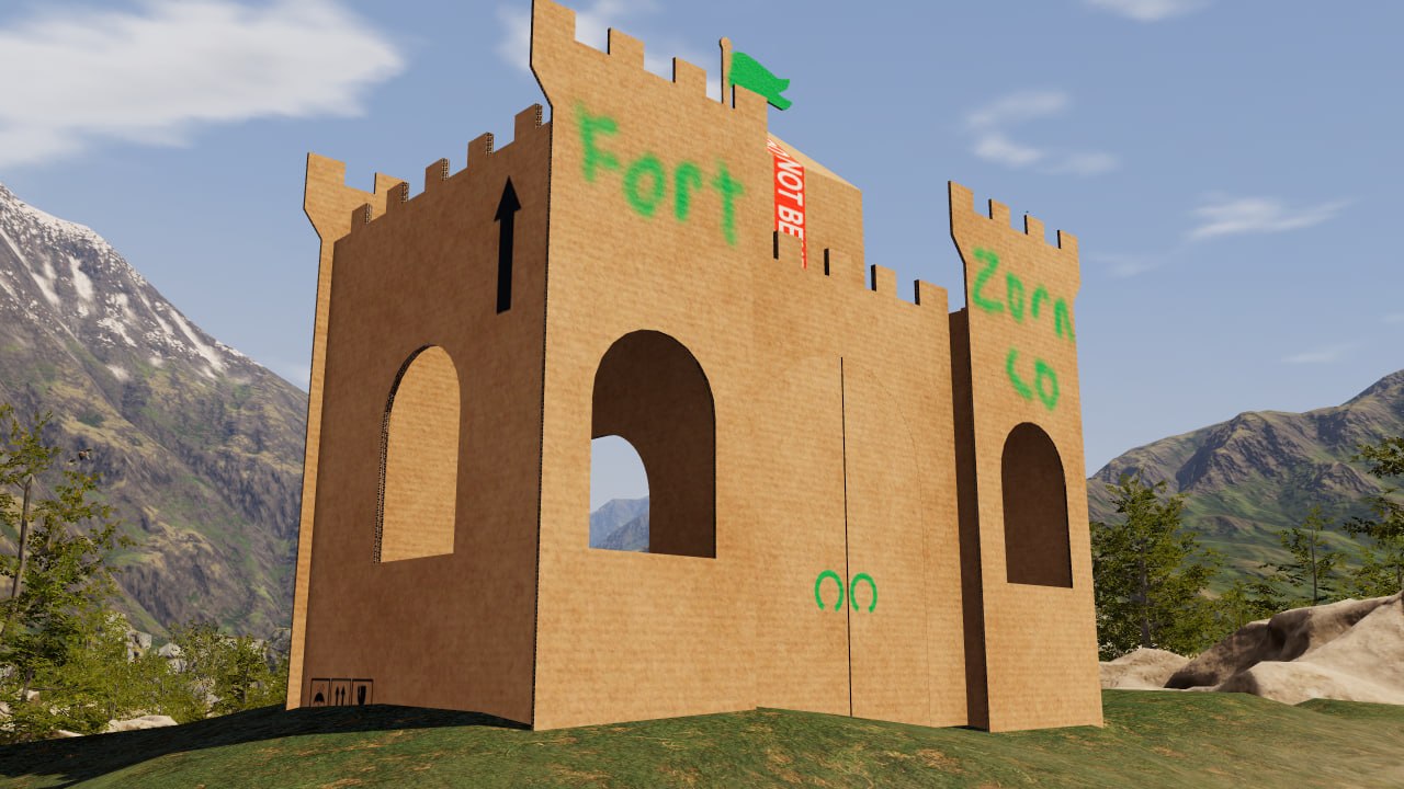 Cardboard Castle ZornCo