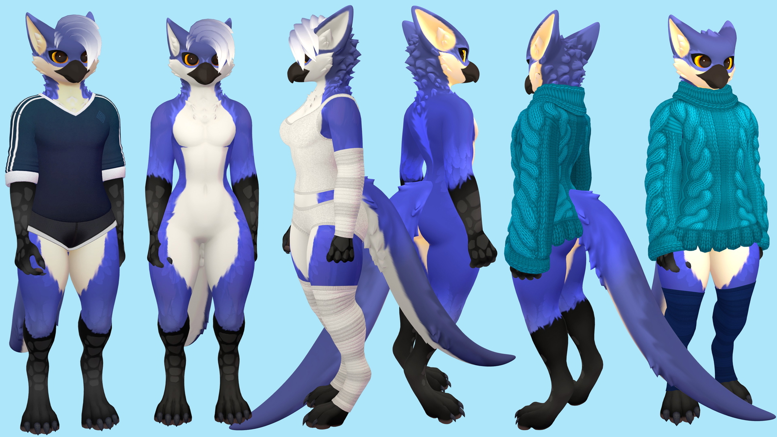 25% OFF🧨IN DESCRIPTION | Beaky Bird VRChat Furry Avatar