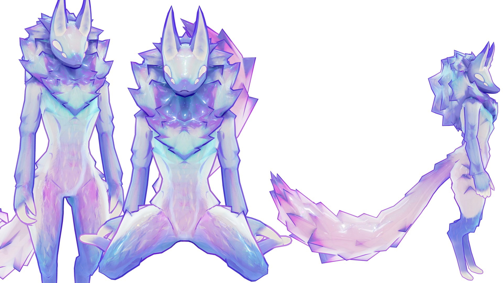 25% OFF🧨IN DESCRIPTION | Ice Wraith VRChat Furry Model