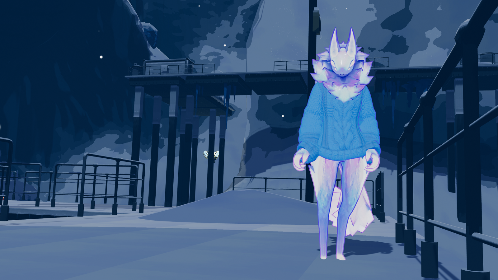 25% OFF🧨IN DESCRIPTION | Ice Wraith VRChat Furry Model