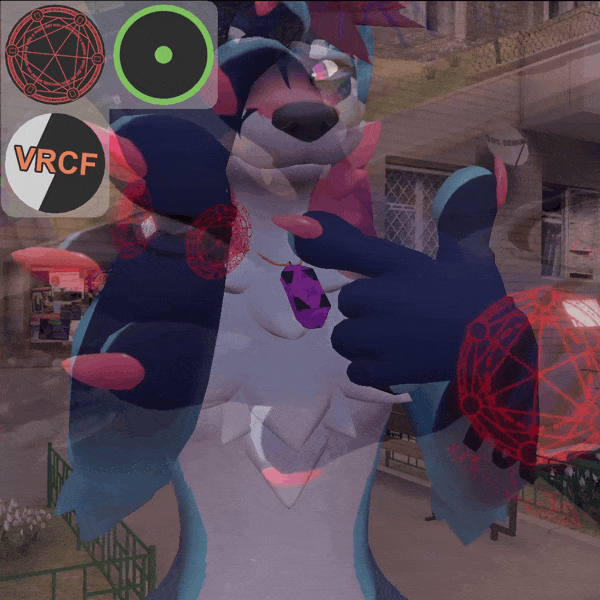 Magic finger gun + Wrist bracelet (VRCFury/VRC SDK3)